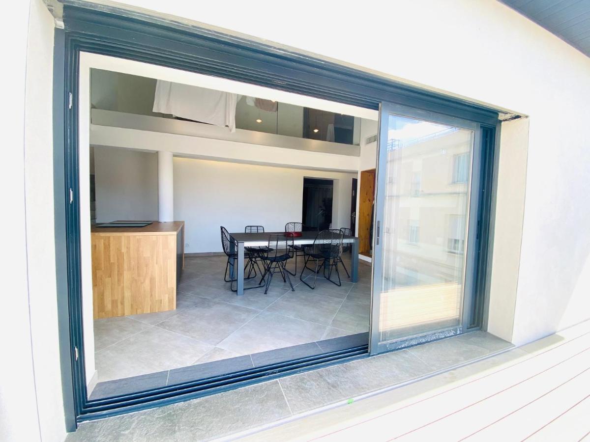 Duplex 120M2 Terrasse Vue Sur Nimes公寓 外观 照片