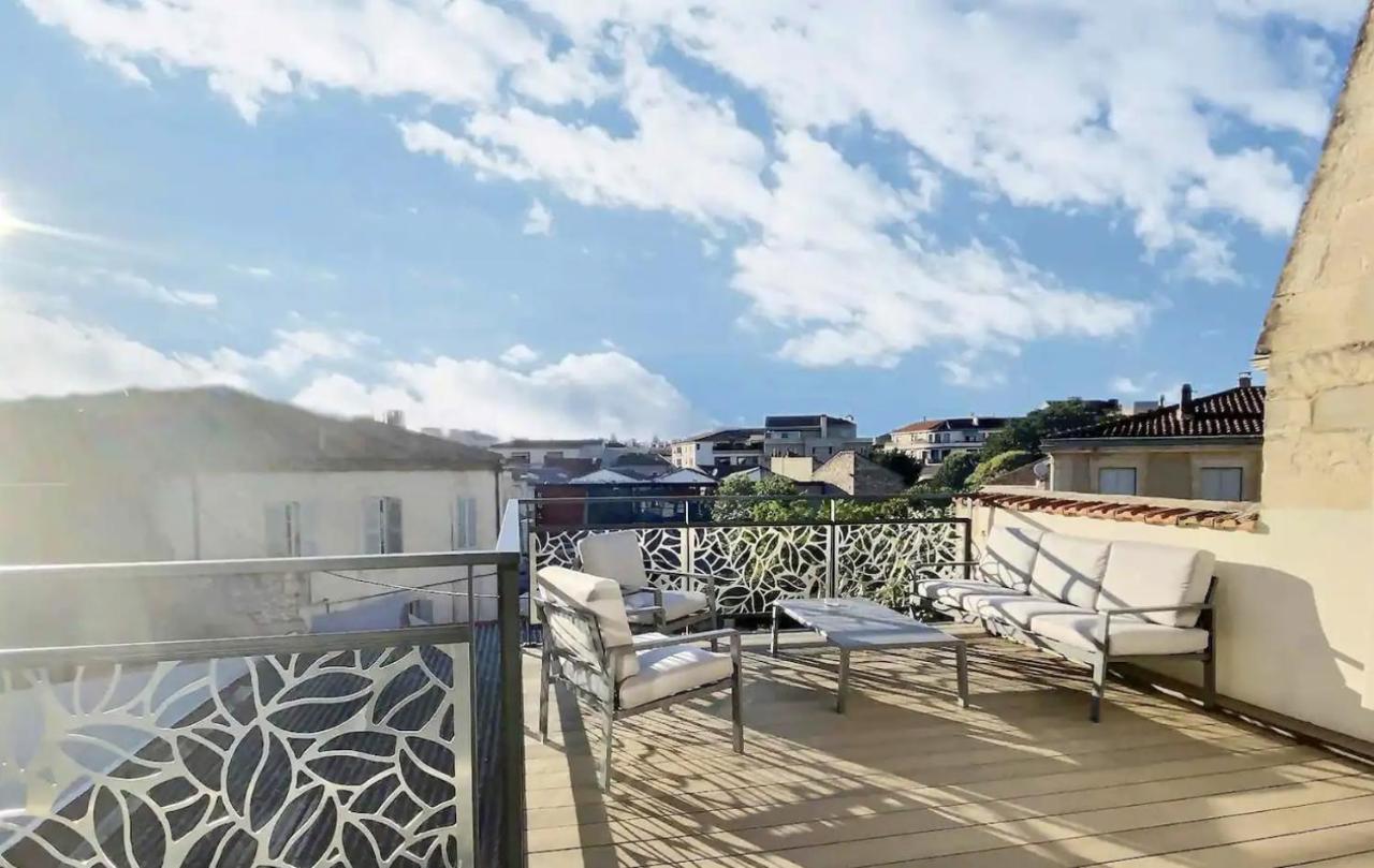 Duplex 120M2 Terrasse Vue Sur Nimes公寓 外观 照片